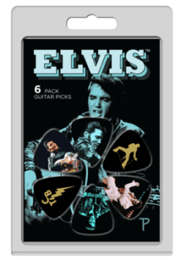 Elvis Presley 6 Pack Celluloid Guitar Picks – Music Fan Pick Set