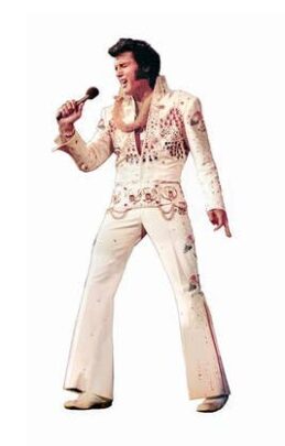 Elvis Presley Metal Sign Jump Diecut Retro Metal Wall Sign – Man Cave Wall Decor