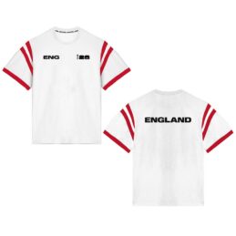 England FIFA World Cup 2026 Supporter Ringer Tee
