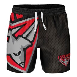 Essendon Bombers AFL Big Shot Volley Shorts Mens Official Swim Shorts