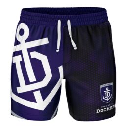 Fremantle Dockers AFL Big Shot Volley Shorts Mens Official Swim Shorts