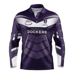 Fremantle Dockers AFL Cyber Fishing Shirt UPF 50+ - Youth & Adult Sizes