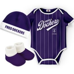 Fremantle Dockers AFL Lullaby 3 Piece Infant Gift Set