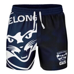 Geelong Cats AFL Big Shot Volley Shorts Mens Official Swim Shorts