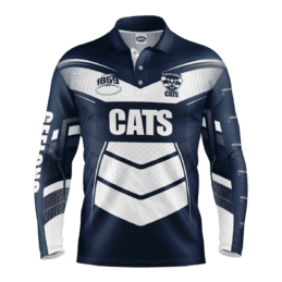 Geelong Cats AFL Cyber Fishing Shirt UPF 50+ - Youth & Adult Sizes