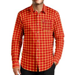 Gold Coast Suns AFL Crossfield Business Shirt Mens Long Sleeve Official Supporter Dress Shirt