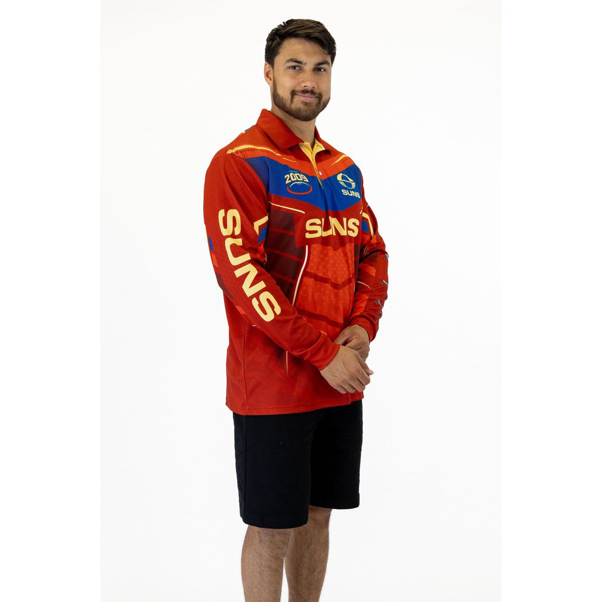 Gold Coast Suns AFL Cyber Fishing Shirt UPF 50+ - Youth & Adult Sizes 5 Gold Coast Suns AFL Cyber Fishing Shirt UPF 50+ - Youth & Adult Sizes - Image 5