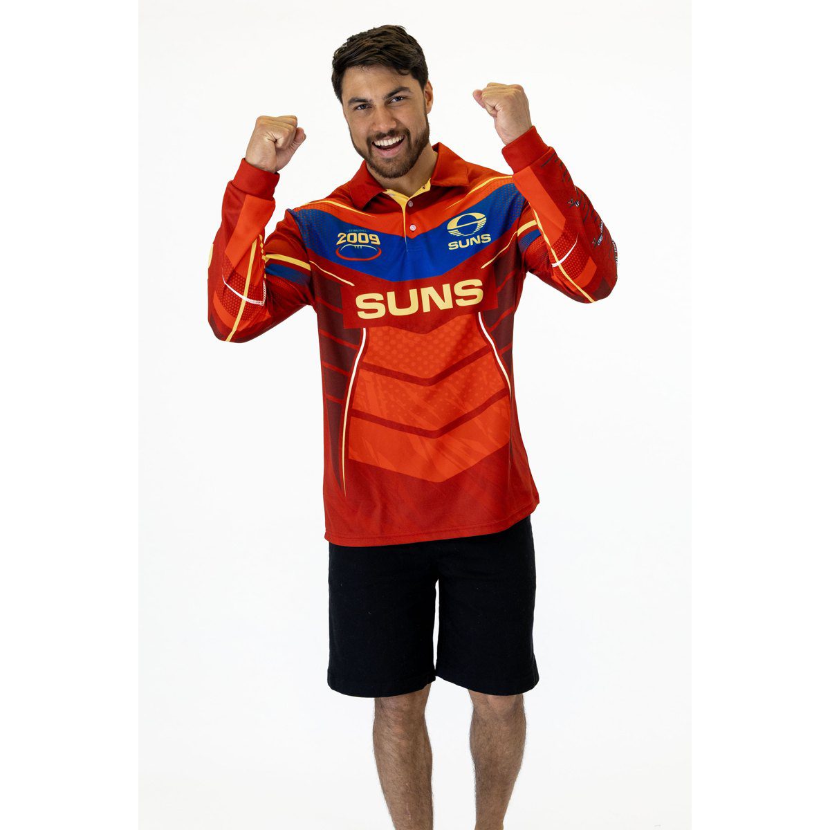 Gold Coast Suns AFL Cyber Fishing Shirt UPF 50+ - Youth & Adult Sizes 8 Gold Coast Suns AFL Cyber Fishing Shirt UPF 50+ - Youth & Adult Sizes - Image 8