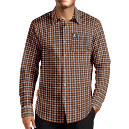 GWS Giants AFL Crossfield Business Shirt Mens Long Sleeve Official Supporter Dress Shirt