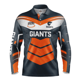 GWS Giants AFL Cyber Fishing Shirt UPF 50+ - Youth & Adult Sizes
