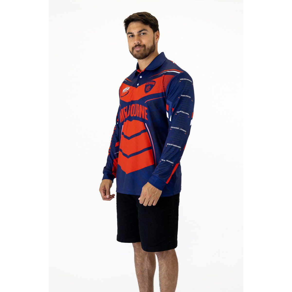 Melbourne Demons AFL Cyber Fishing Shirt UPF 50+ - Youth & Adult Sizes 3 Melbourne Demons AFL Cyber Fishing Shirt UPF 50+ - Youth & Adult Sizes - Image 3