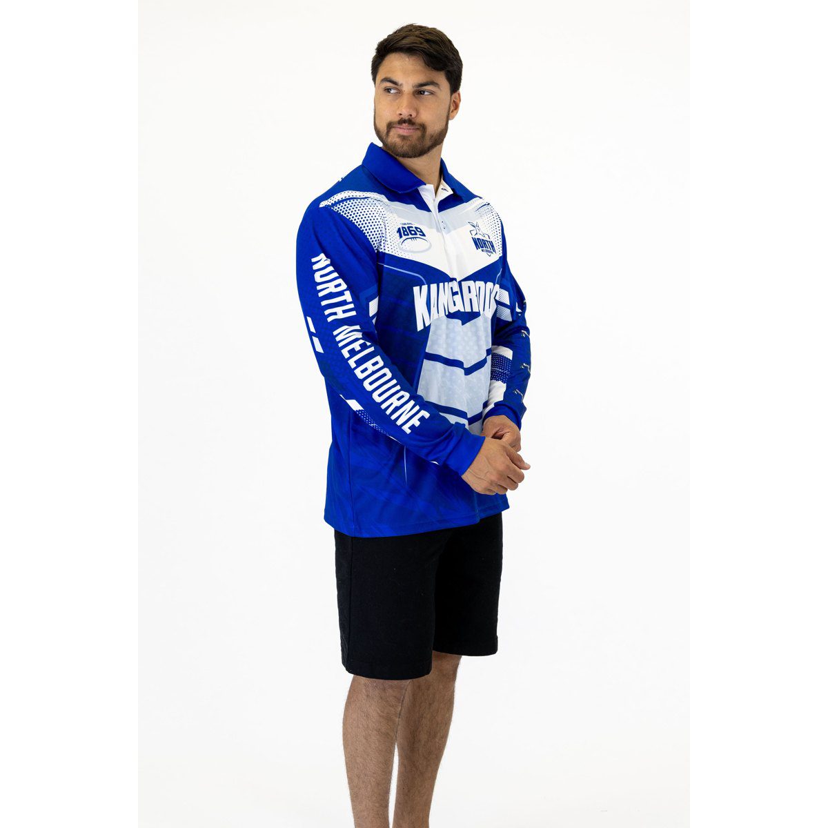 North Melbourne Kangaroos AFL Cyber Fishing Shirt UPF 50+ - Youth & Adult Sizes 5 North Melbourne Kangaroos AFL Cyber Fishing Shirt UPF 50+ - Youth & Adult Sizes - Image 5