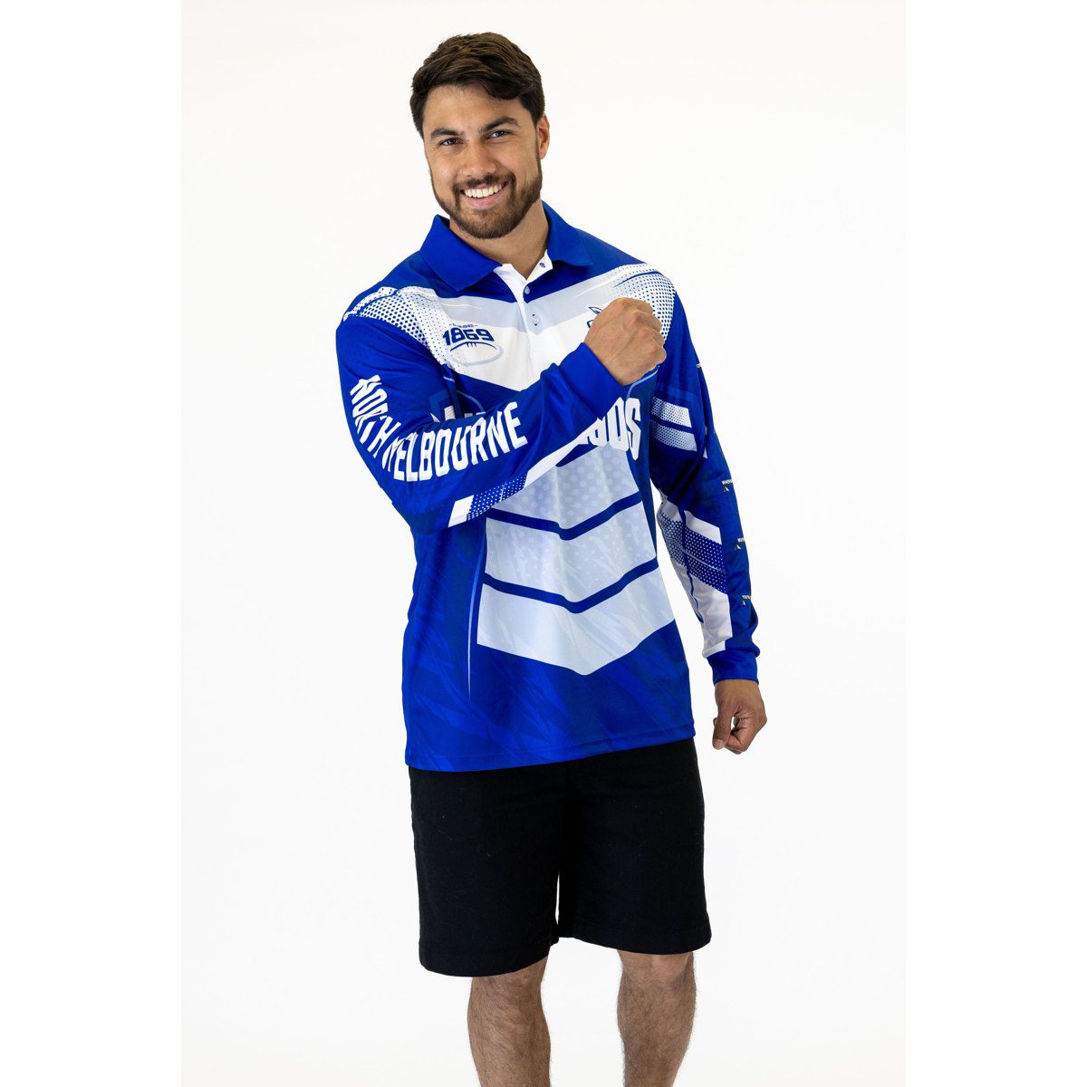 North Melbourne Kangaroos AFL Cyber Fishing Shirt UPF 50+ - Youth & Adult Sizes 7 North Melbourne Kangaroos AFL Cyber Fishing Shirt UPF 50+ - Youth & Adult Sizes - Image 7