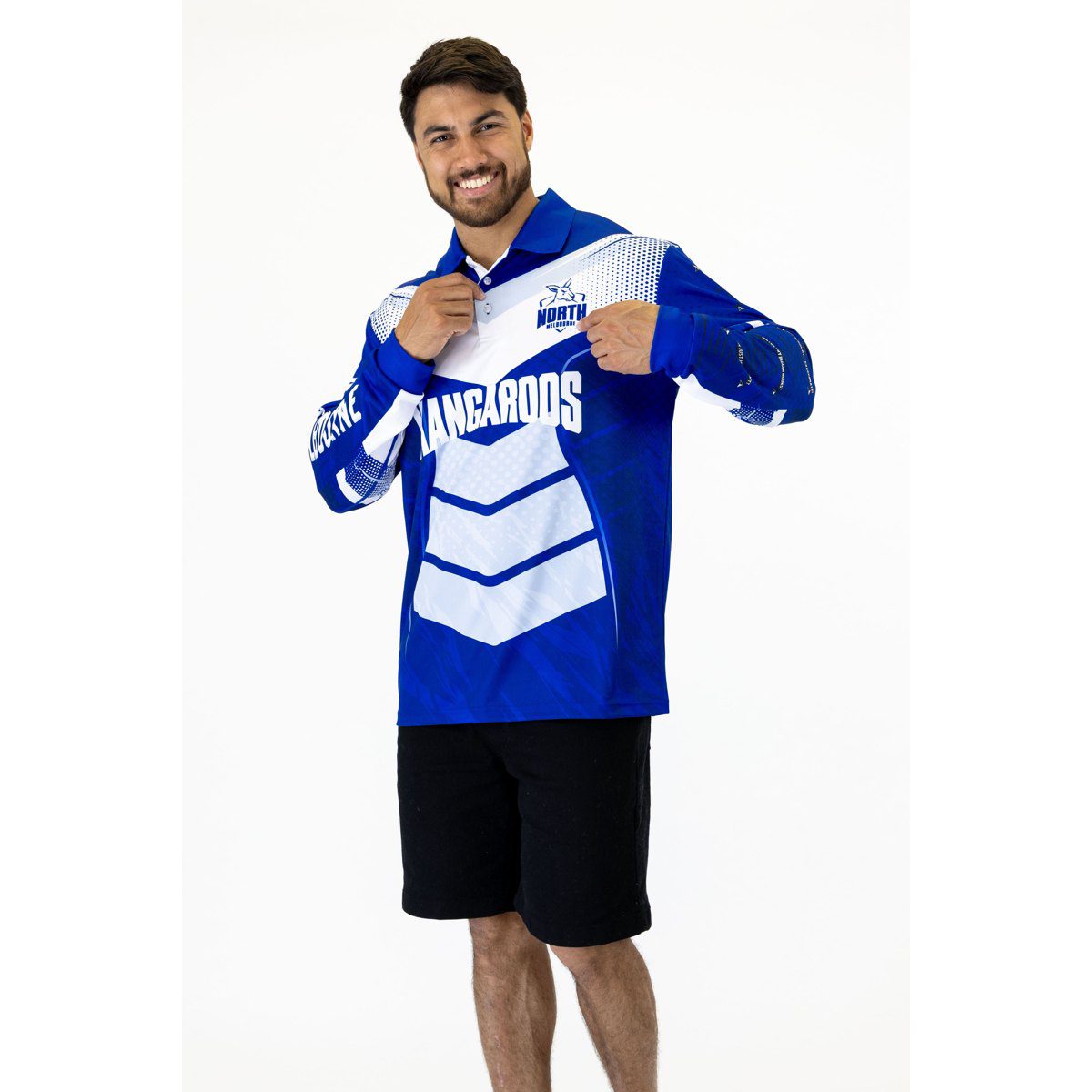 North Melbourne Kangaroos AFL Cyber Fishing Shirt UPF 50+ - Youth & Adult Sizes 8 North Melbourne Kangaroos AFL Cyber Fishing Shirt UPF 50+ - Youth & Adult Sizes - Image 8