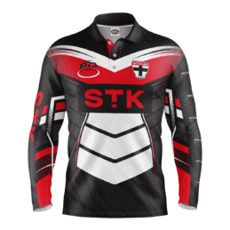 St Kilda Saints AFL Cyber Fishing Shirt UPF 50+ - Youth & Adult Sizes