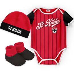 St Kilda Saints AFL Lullaby 3 Piece Infant Gift Set