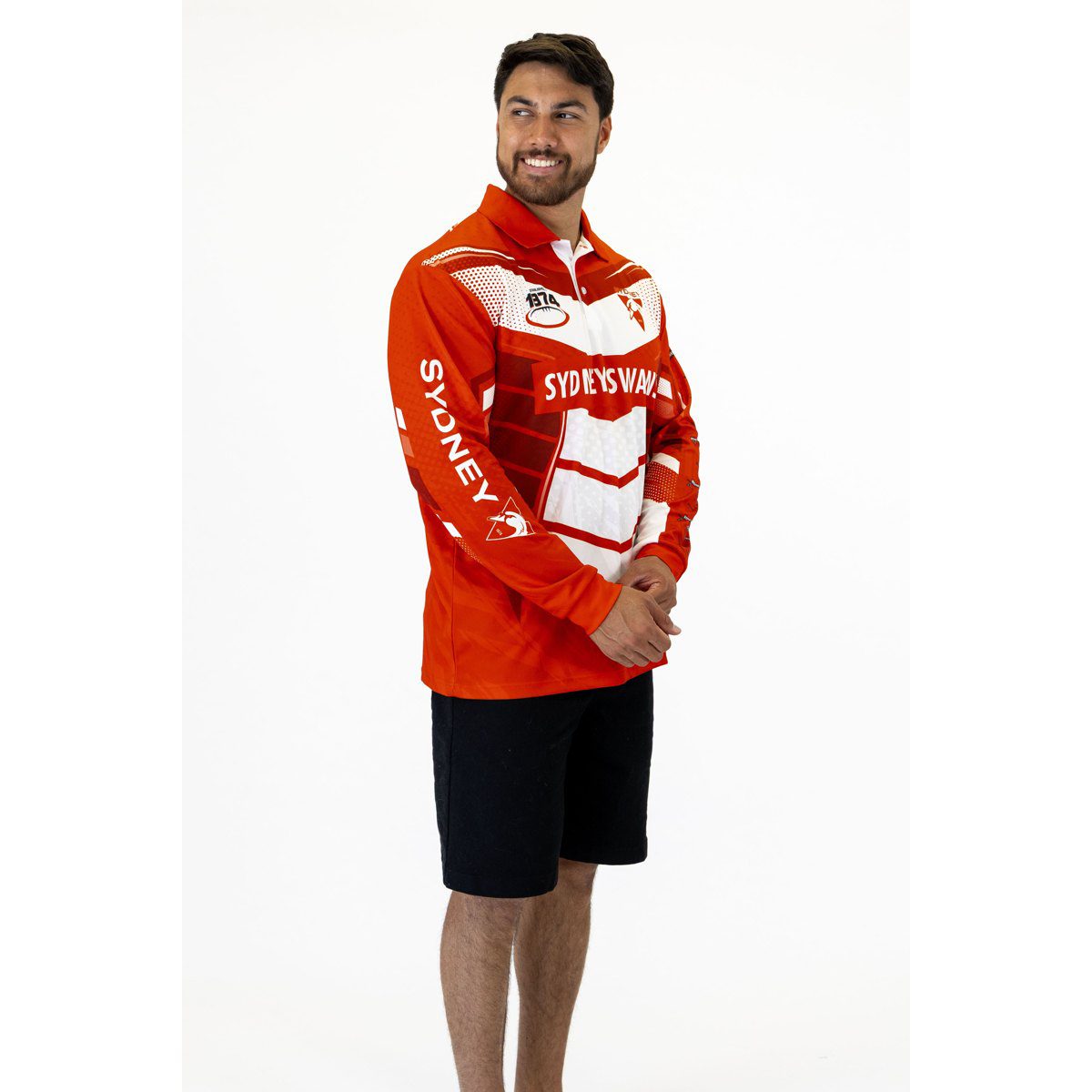 Sydney Swans AFL Cyber Fishing Shirt UPF 50+ - Youth & Adult Sizes 4 Sydney Swans AFL Cyber Fishing Shirt UPF 50+ - Youth & Adult Sizes - Image 4