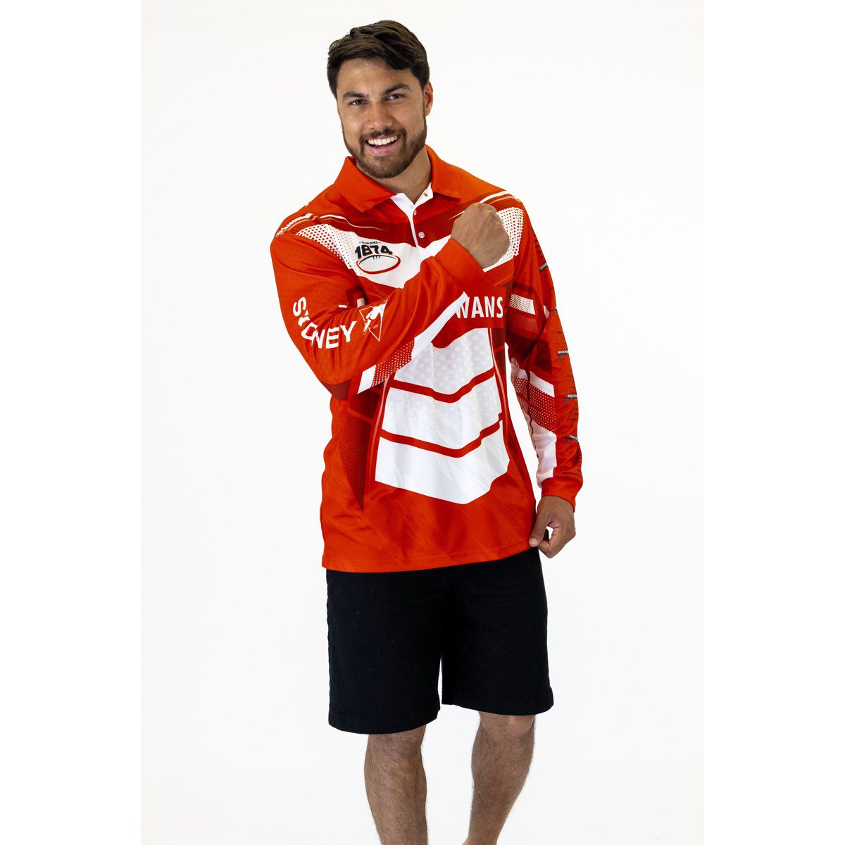 Sydney Swans AFL Cyber Fishing Shirt UPF 50+ - Youth & Adult Sizes 5 Sydney Swans AFL Cyber Fishing Shirt UPF 50+ - Youth & Adult Sizes - Image 5