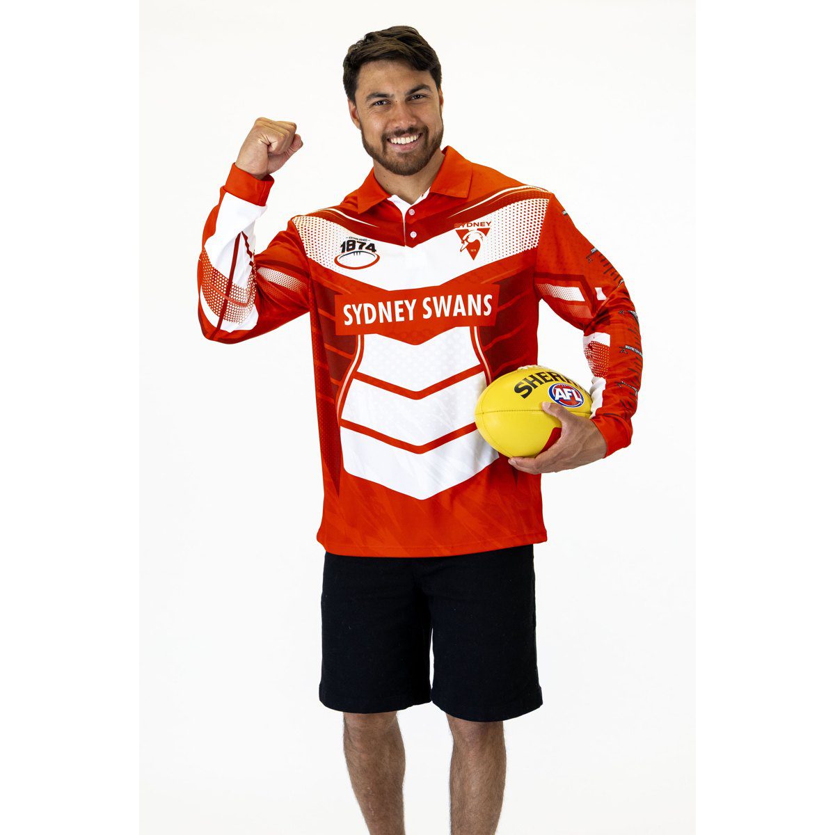 Sydney Swans AFL Cyber Fishing Shirt UPF 50+ - Youth & Adult Sizes 8 Sydney Swans AFL Cyber Fishing Shirt UPF 50+ - Youth & Adult Sizes - Image 8