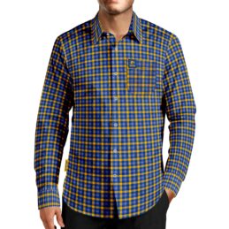 West Coast Eagles AFL Crossfield Business Shirt Mens Long Sleeve Official Supporter Dress Shirt