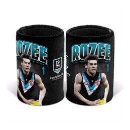 Connor Rozee Port Adelaide Power AFL Beer Can Bottle Cooler Stubby Holder Official Licensed