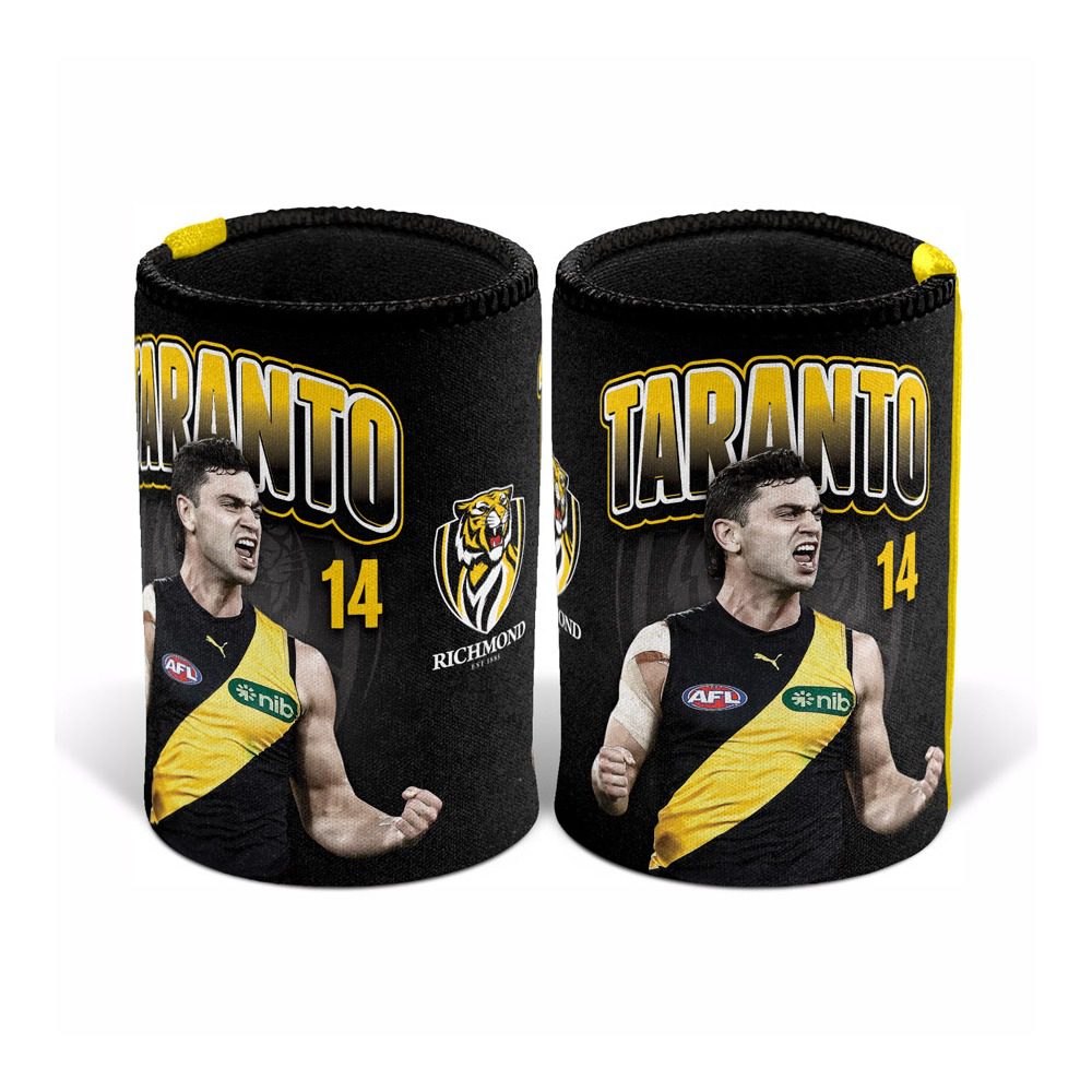 Tim Taranto Richmond Tigers AFL Beer Can Bottle Cooler Stubby Holder Official Licensed 1 Tim Taranto Richmond Tigers AFL Beer Can Bottle Cooler Stubby Holder Official Licensed