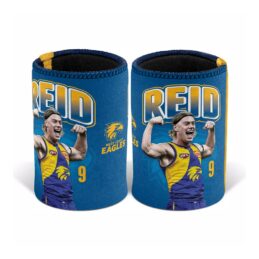 Harley Reid West Coast Eagles AFL Beer Can Bottle Cooler Stubby Holder Official Licensed