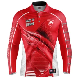 Sydney Swans AFL Footy N Fishing Shirt UPF 50+ Youth & Adult Sizes