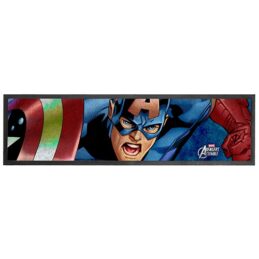 Marvel Avengers Captain America Bar Table Runner Man Cave Home Bar Decor