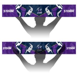 Melbourne Storm NRL Banner Flag includes Hand Pockets