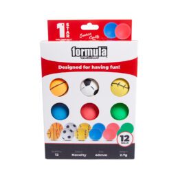 Formula Sports Table Tennis Ball Ping Pong Balls Novelty 12 Pack