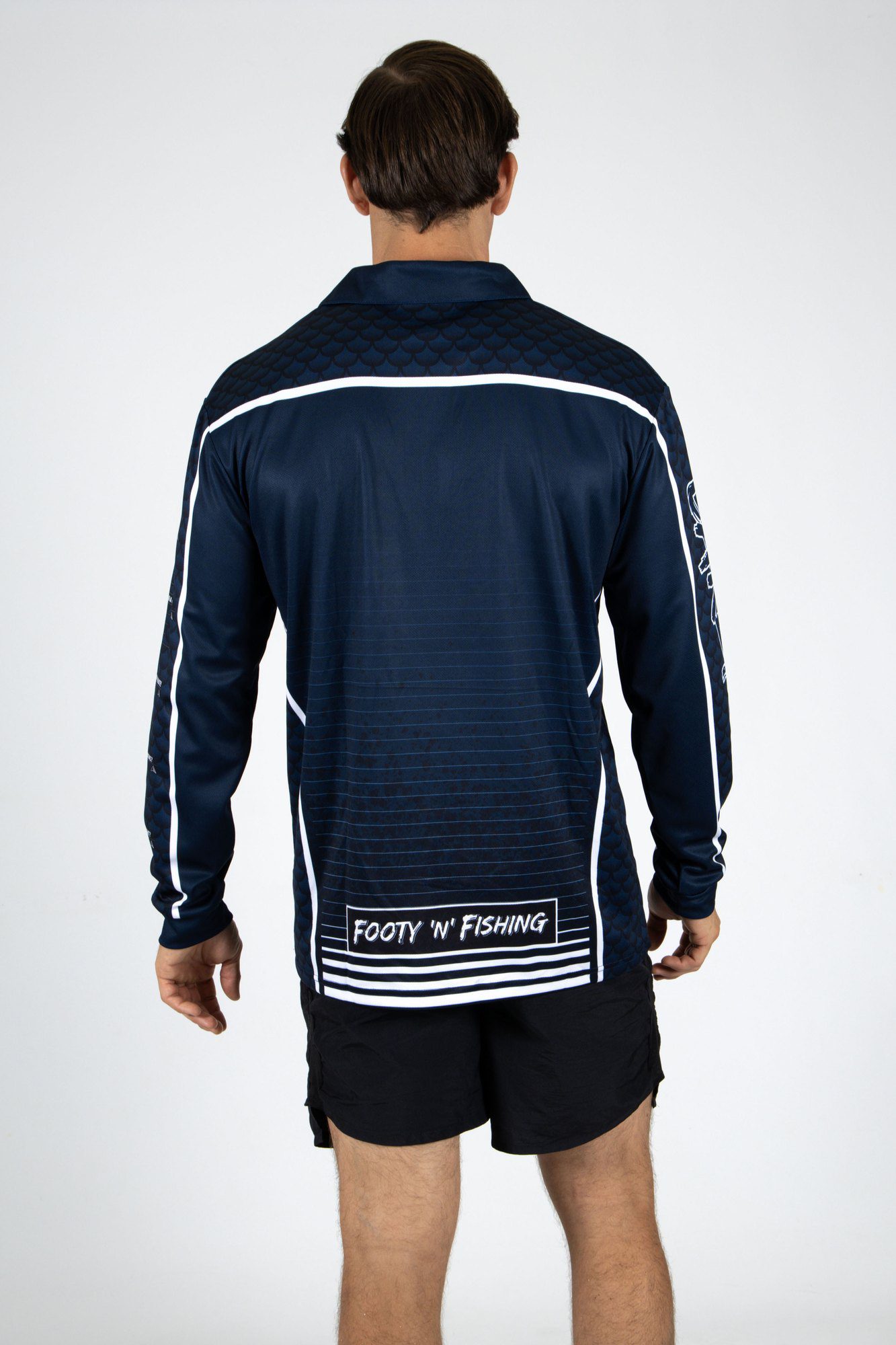 Carlton Blues AFL Footy N Fishing Shirt UPF 50+ Youth & Adult Sizes 6 Carlton Blues AFL Footy N Fishing Shirt UPF 50+ Youth & Adult Sizes - Image 6