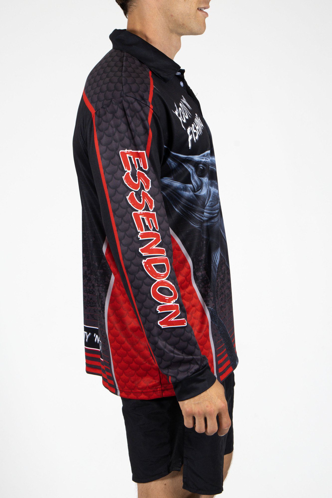 Essendon Bombers AFL Footy N Fishing Shirt UPF 50+ Youth & Adult Sizes 8 Essendon Bombers AFL Footy N Fishing Shirt UPF 50+ Youth & Adult Sizes - Image 8
