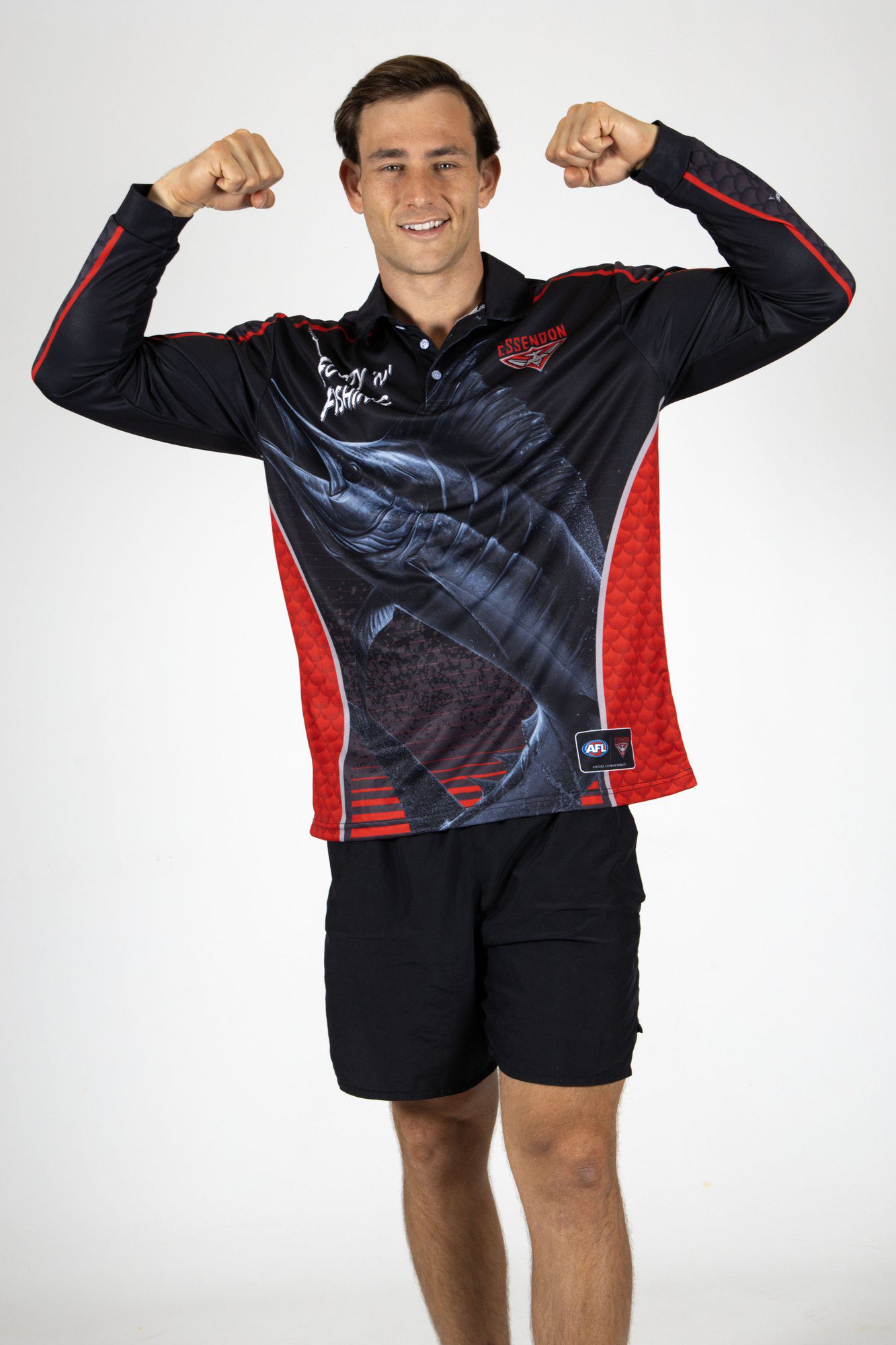 Essendon Bombers AFL Footy N Fishing Shirt UPF 50+ Youth & Adult Sizes 14 Essendon Bombers AFL Footy N Fishing Shirt UPF 50+ Youth & Adult Sizes - Image 14
