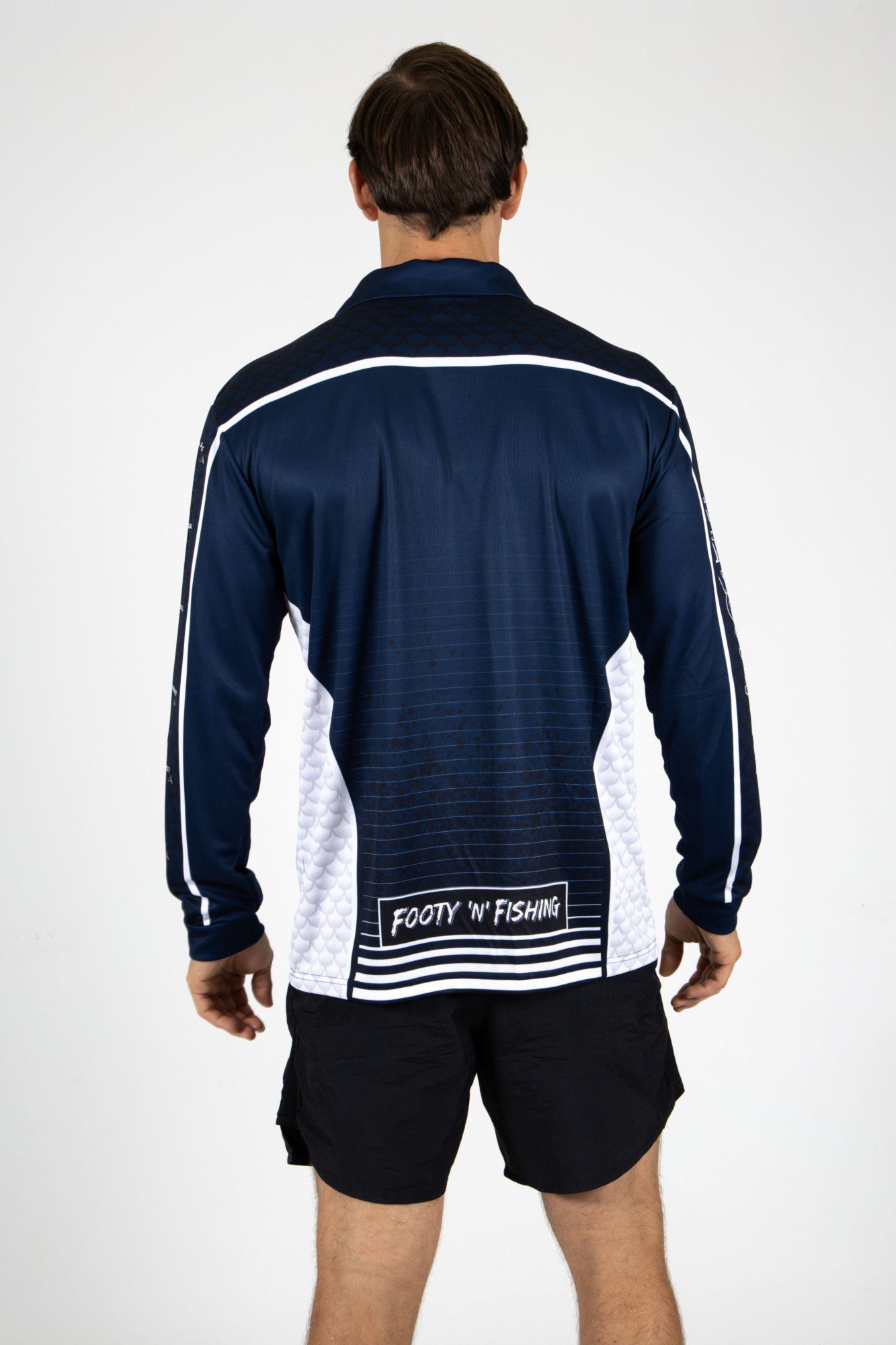 Geelong Cats AFL Footy N Fishing Shirt UPF 50+ Youth & Adult Sizes 4 Geelong Cats AFL Footy N Fishing Shirt UPF 50+ Youth & Adult Sizes - Image 4