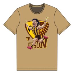 Hawthorn Hawks AFL Nick Watson Grange Tee Official Licensed Adult Tee
