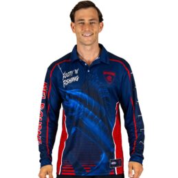 Melbourne Demons AFL Footy N Fishing Shirt UPF 50+ Youth & Adult Sizes