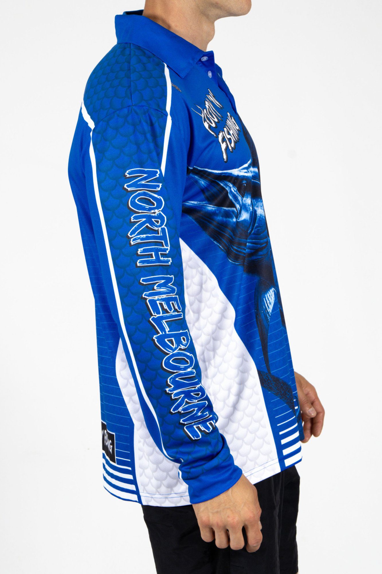 North Melbourne Kangaroos AFL Footy N Fishing Shirt UPF 50+ Youth & Adult Sizes 8 North Melbourne Kangaroos AFL Footy N Fishing Shirt UPF 50+ Youth & Adult Sizes - Image 8