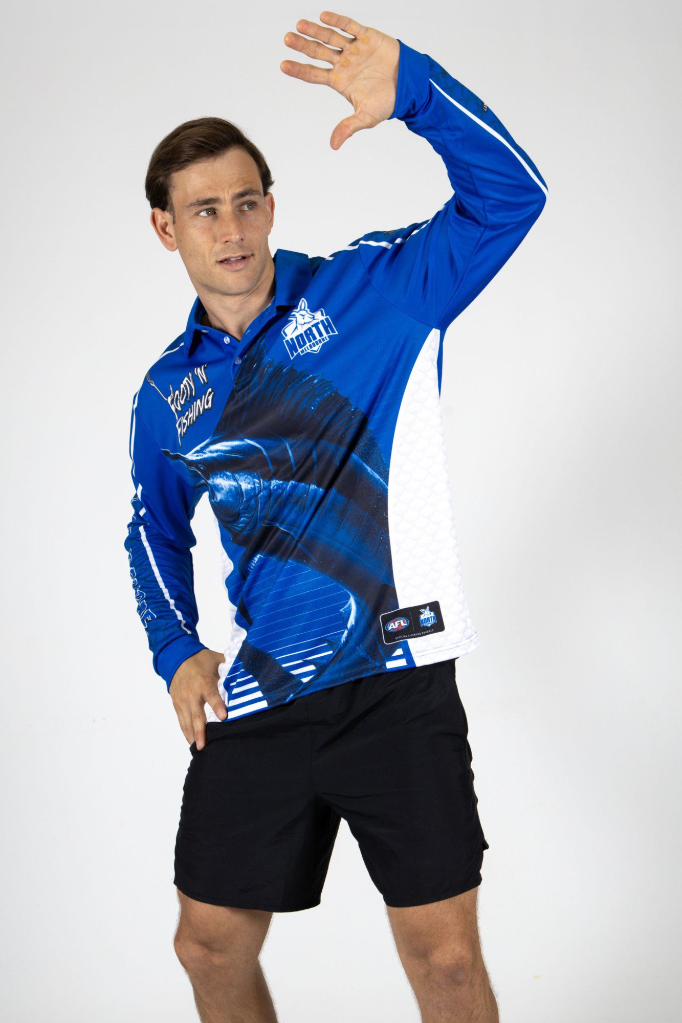 North Melbourne Kangaroos AFL Footy N Fishing Shirt UPF 50+ Youth & Adult Sizes 12 North Melbourne Kangaroos AFL Footy N Fishing Shirt UPF 50+ Youth & Adult Sizes - Image 12
