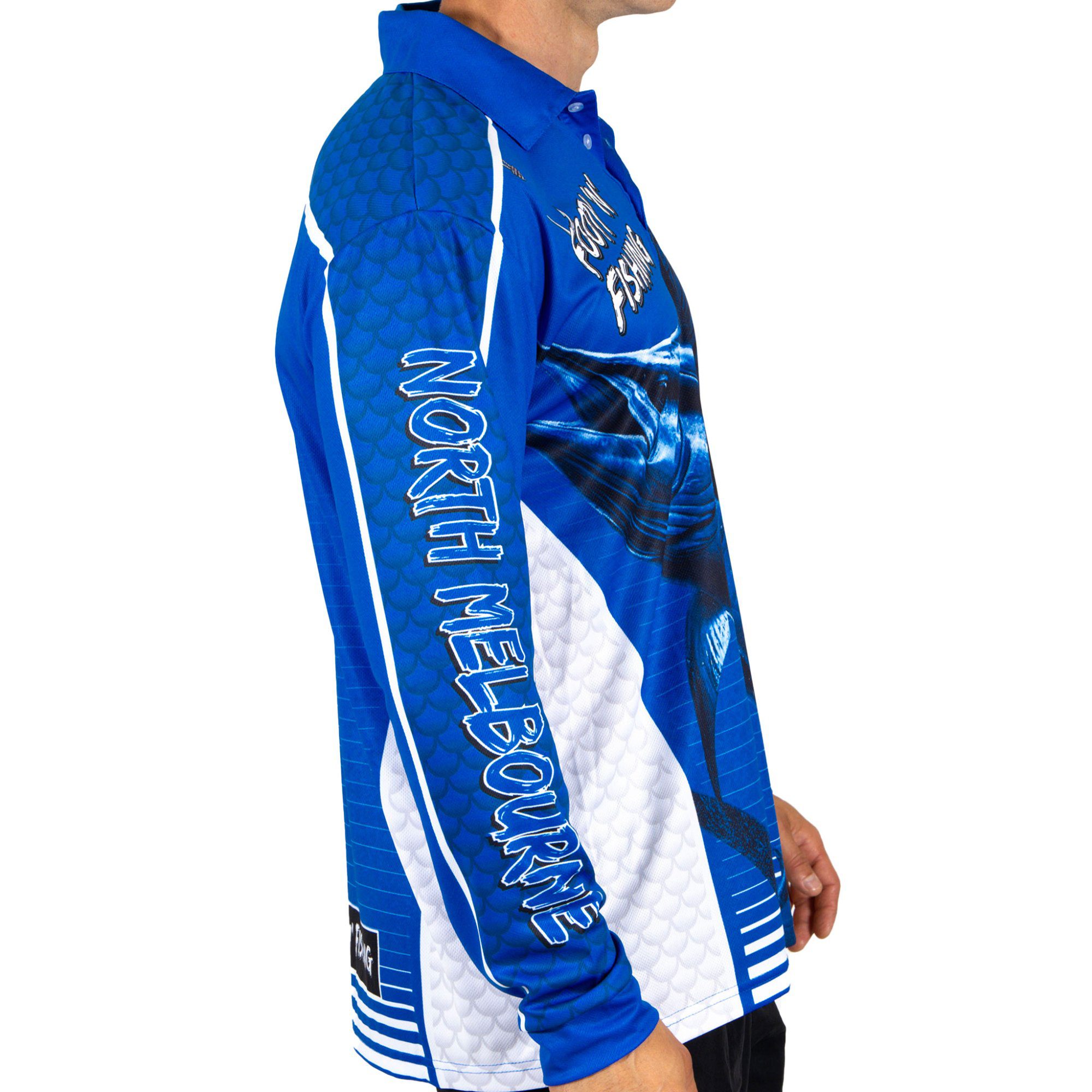 North Melbourne Kangaroos AFL Footy N Fishing Shirt UPF 50+ Youth & Adult Sizes 4 North Melbourne Kangaroos AFL Footy N Fishing Shirt UPF 50+ Youth & Adult Sizes - Image 4