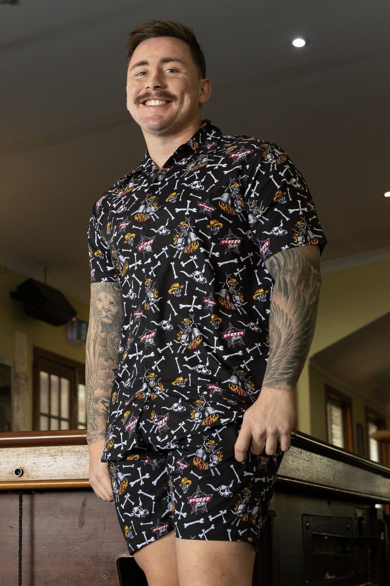 PBR 'Boneyard' Shorts - Rodeo Western Casual Shorts 3 PBR 'Boneyard' Shorts - Rodeo Western Casual Shorts - Image 3
