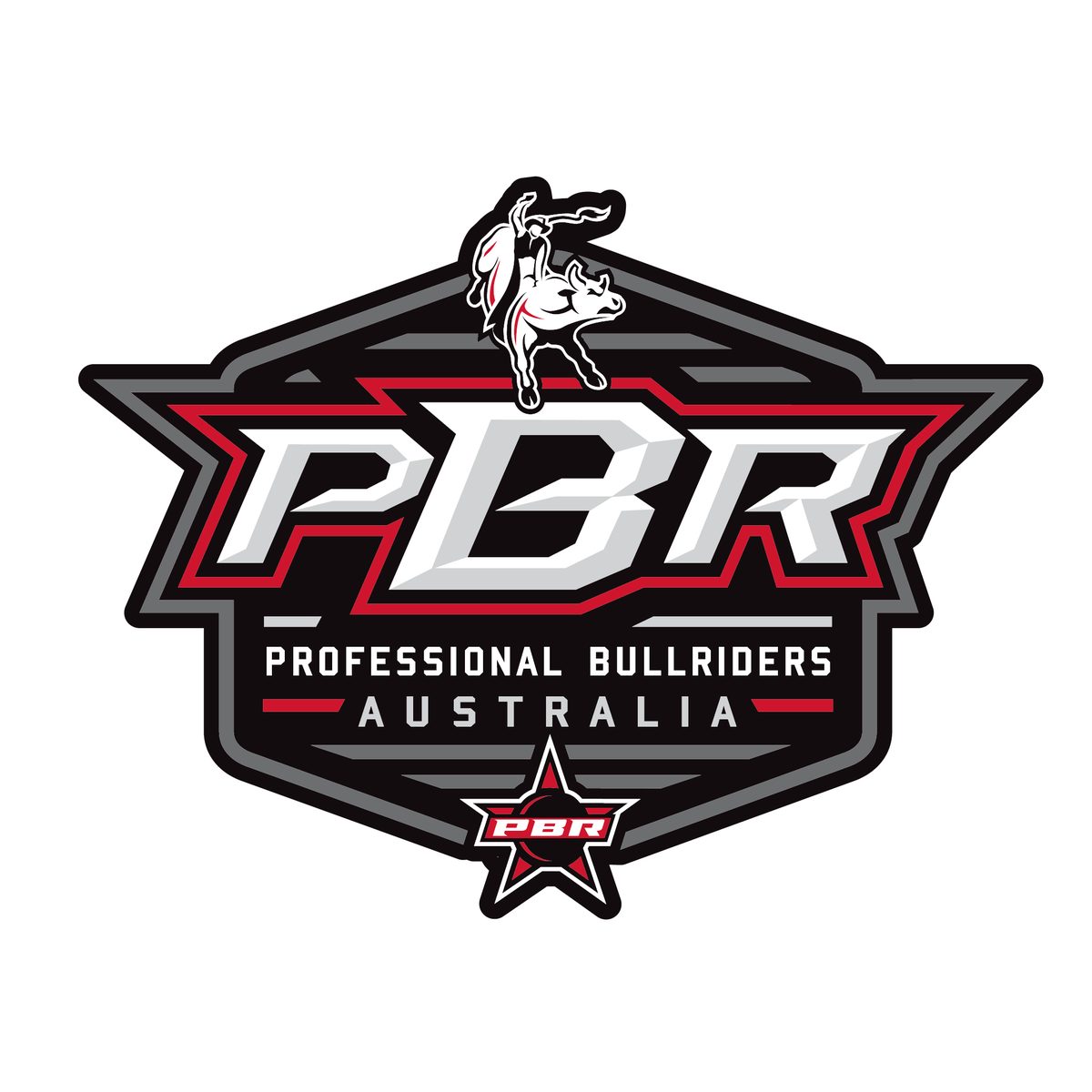 PBR Bumper Sticker Decal - Rodeo Bull Riding Sticker 2 PBR Bumper Sticker Decal - Rodeo Bull Riding Sticker - Image 2