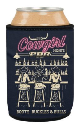 PBR 'Cowgirl Nights' Stubby Cooler - Rodeo Drink Holder