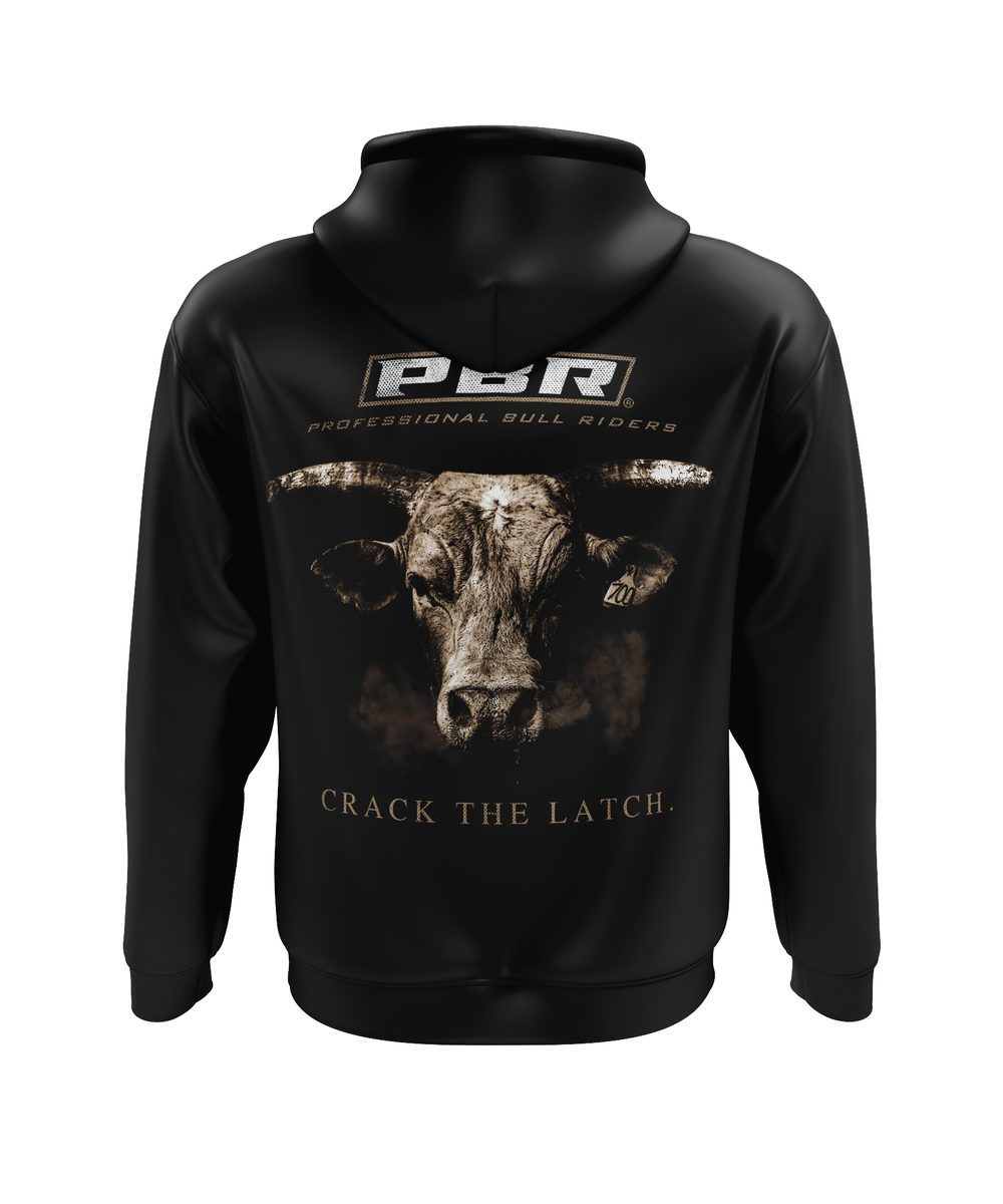 PBR 'Crack the Latch' Men's Rodeo Graphic T-Shirt 3 PBR 'Crack the Latch' Men's Rodeo Graphic T-Shirt - Image 3