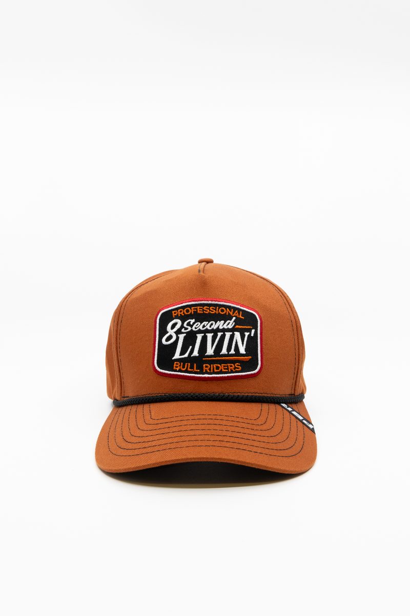 PBR Livin' Rust Cap - Rodeo Western Headwear 1 PBR Livin' Rust Cap - Rodeo Western Headwear