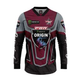 PBR QLD Maroons Origin Supporter Jersey - Youth Rodeo Sports Shirt