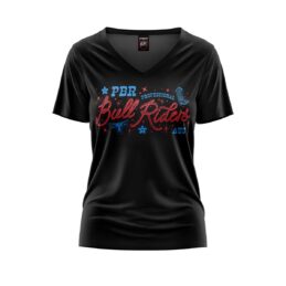 PBR 'Vegas' Women's Rodeo Graphic T-Shirt