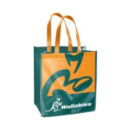 Australia Wallabies Rugby Union Laminated Shopping Bag Supporter Tote