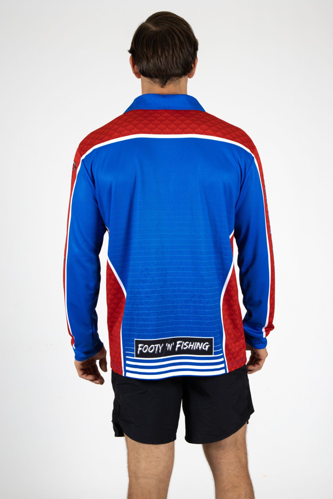 Western Bulldogs AFL Footy N Fishing Shirt UPF 50+ Youth & Adult Sizes 6 Western Bulldogs AFL Footy N Fishing Shirt UPF 50+ Youth & Adult Sizes - Image 6
