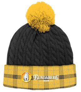 Bundaberg Rum Bundy Knitted Pompom Beanie